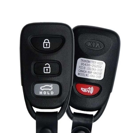 OEM: REF: 2006-2010 Kia Optima / 4-Button Keyless Entry Remote / PN: 954430-2G200 / OSLOKA-310T
